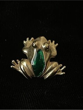 Avon frog pin